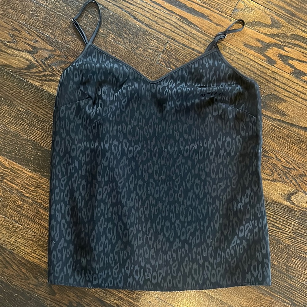 Banana Republic black leopard camisole